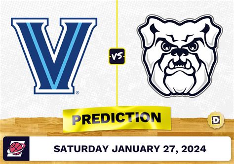 villanova vs butler basketball prediction.